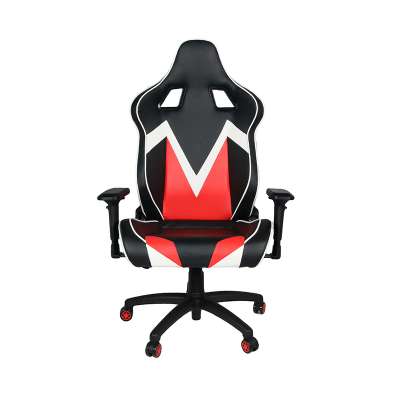 Custom Logo Foshan Reclining Esports High Back Cadeira Gamer Thick Gaming Chair Black and White With 4D Armrest