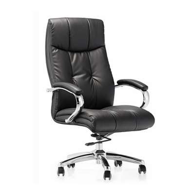 Luxury Office Furniture Executive President Office Leather Chairs with fixed Armrest