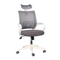 AODA Swivel Chair Office Furniture Comfortable White Frame Mesh Executive Office Chair