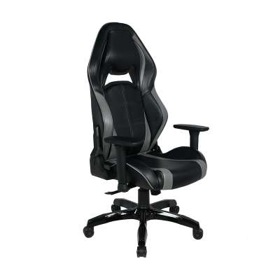 Factory Wholesale Ergonomic Black PU leather Cover Gaming Chair Racing Computer Office Chair Executive in Foshan