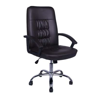 Professional Swivel Tilt True Seating Concepts Leather Executive  Brown Office Chair Armchair