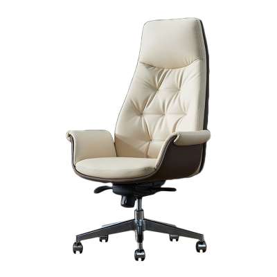 Foshan Manufacturer Ergonomic Luxury Funiture Office Chair Price Executive Chairs from Genuine Leather