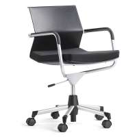 GS-1760A Multipurpose Concise swivel adjustable Plastic Ergonomic  office chair with nylon caster