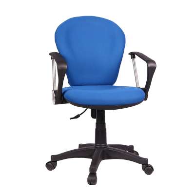 Medium Back Task Chair Fabric Office Chair Upholstery Computer Chair with Wheel