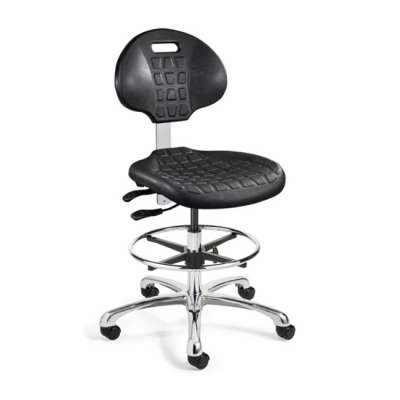 Height Adjustable Drafting Office Chair  Stool Computer Laboratory Chair with Wheel