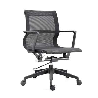 Full-time Swivel Style Black Mesh Office Ergonomic Task Chair  Manager Office Chairs