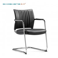 Wholesale Price Genuine Leather Office Chairs Without Wheels